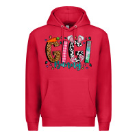 Cardinal gigi bunny Premium Hoodie - CowhideDigitalArt