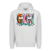 Dove Grey gigi bunny Premium Hoodie - CowhideDigitalArt