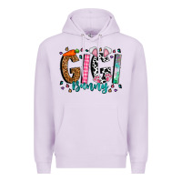 Lilac gigi bunny Premium Hoodie - CowhideDigitalArt