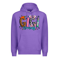 Purple gigi bunny Premium Hoodie - CowhideDigitalArt
