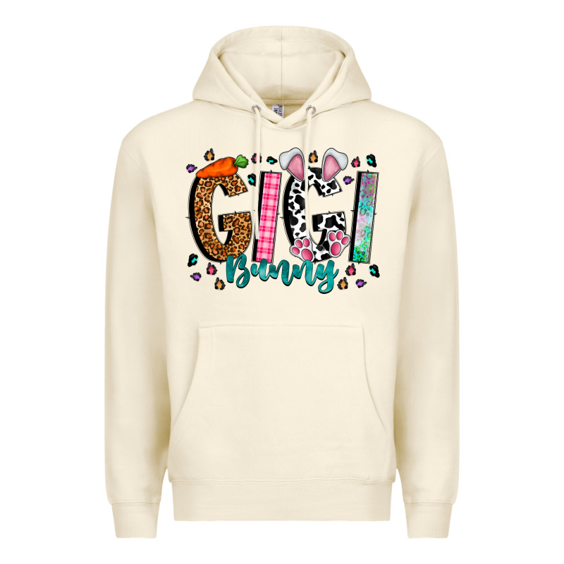 Gigi Bunny Premium Hoodie by CowhideDigitalArt | Teevron