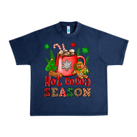 Navy hot cocoa season Urban Heavy Tee - OliviaCreatesArt