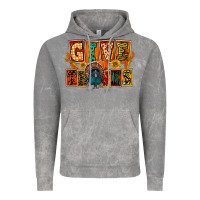 Cloud Rock Give Thanks Thanksgiving Vintage Hoodie - FaDigitalArtStudio