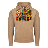 Vintage Coffee Give Thanks Thanksgiving Vintage Hoodie - FaDigitalArtStudio