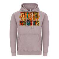 Vintage Zinc Give Thanks Thanksgiving Vintage Hoodie - FaDigitalArtStudio