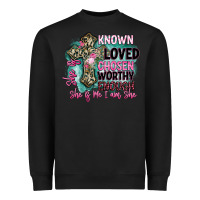 Black she is loved Heavyweight Sweatshirt - BarkalooDesign