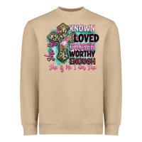 Mushroom she is loved Heavyweight Sweatshirt - BarkalooDesign