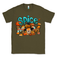 Army Green thanksgiving spice mom pilgrim cow Classic Tee - Jasminsmagicworld