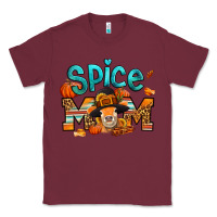 Burgundy thanksgiving spice mom pilgrim cow Classic Tee - Jasminsmagicworld
