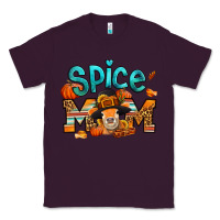 Plum thanksgiving spice mom pilgrim cow Classic Tee - Jasminsmagicworld