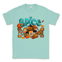Seafoam thanksgiving spice mom pilgrim cow Classic Tee - Jasminsmagicworld