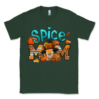 Sports Green thanksgiving spice mom pilgrim cow Classic Tee - Jasminsmagicworld