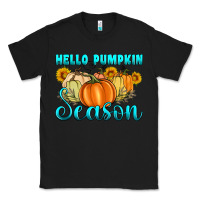 Black hello pumpkin season Classic Tee - Artiststas