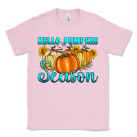 Bubblegum Pink hello pumpkin season Classic Tee - Artiststas