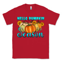 Red hello pumpkin season Classic Tee - Artiststas