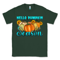 Sports Green hello pumpkin season Classic Tee - Artiststas