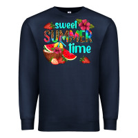 Navy sweet summer time Premium Sweatshirt - AdoDesignShop