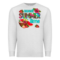 Oatmeal Heather sweet summer time Premium Sweatshirt - AdoDesignShop