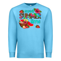 Ocean Blue sweet summer time Premium Sweatshirt - AdoDesignShop