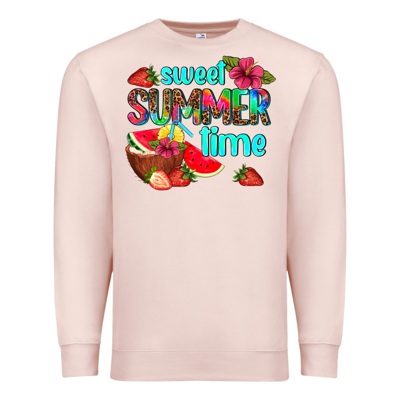 Sweet Summer Time Premium Sweatshirt by AdoDesignShop | Teevron