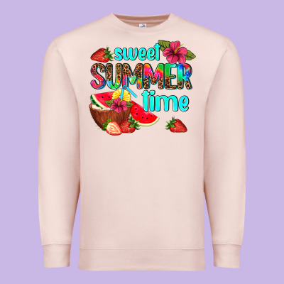 Sweet Summer Time Premium Sweatshirt Designed By Adodesignshop