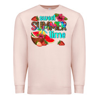 Pale Pink sweet summer time Premium Sweatshirt - AdoDesignShop
