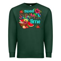 Sports Green sweet summer time Premium Sweatshirt - AdoDesignShop
