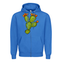 True Royal cactus Zipper Hoodie - BarkalooDesign