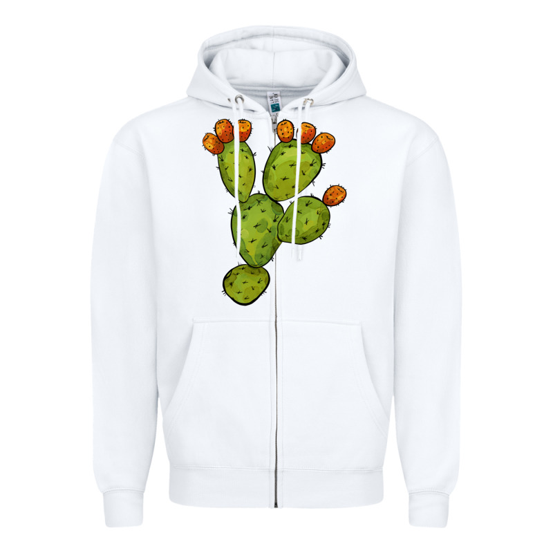 Cactus Zipper Hoodie by BarkalooDesign | Teevron