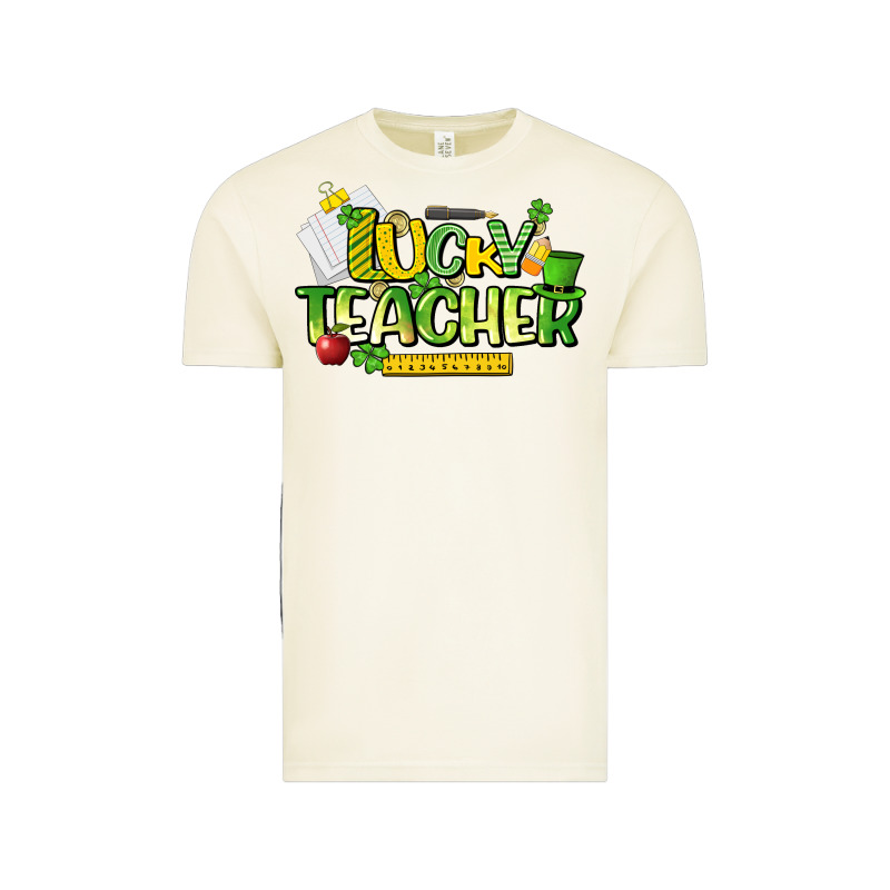 Lucky Teacher St. Patrick's Day Vintage Tee by HowdyJamesFarm | Teevron