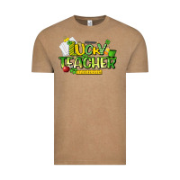 Vintage Coffee lucky teacher St. Patrick's Day Vintage Tee - HowdyJamesFarm