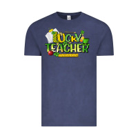 Vintage Denim lucky teacher St. Patrick's Day Vintage Tee - HowdyJamesFarm