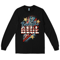 Black Back the blue Long Sleeve Tee - FaDigitalArtStudio