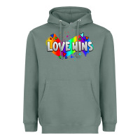 Sage love wins pride lgbtq Heavyweight Hoodie - AdoDesignShop