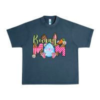 Midnight Navy Easter Day Bunny mom Urban Heavy Tee - OliviaCreatesArt