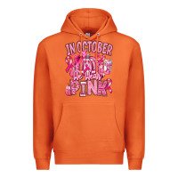 Carrot in october we wear pink american football Premium Hoodie - RanaPortraitStore