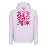 Lilac in october we wear pink american football Premium Hoodie - RanaPortraitStore