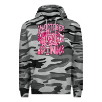 Slate Camo in october we wear pink american football Premium Hoodie - RanaPortraitStore