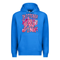 True Royal in october we wear pink american football Premium Hoodie - RanaPortraitStore