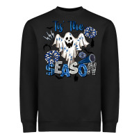 Black Tis' The Season Cheer Ghost Heavyweight Sweatshirt - BarkalooDesign