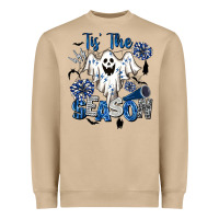 Tis' The Season Cheer Ghost Heavyweight Sweatshirt | Teevron