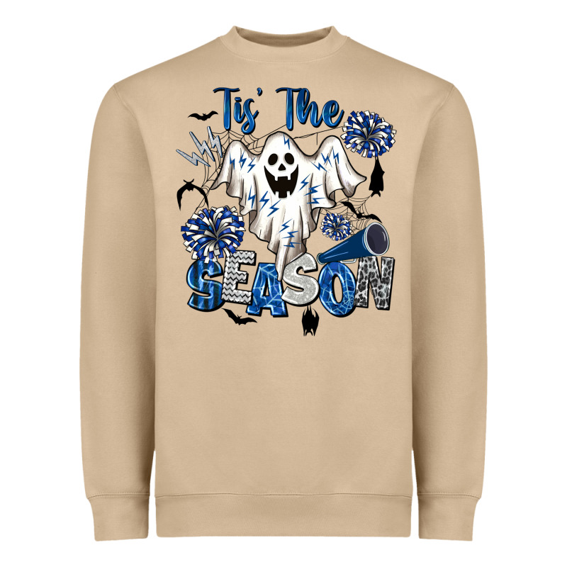Tis' The Season Cheer Ghost Heavyweight Sweatshirt by BarkalooDesign | Teevron