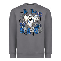 Storm Tis' The Season Cheer Ghost Heavyweight Sweatshirt - BarkalooDesign
