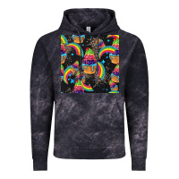 Cloud Black pride cupcake seamless pattern Vintage Hoodie - FaDigitalArtStudio