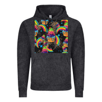 Vintage Arctic pride cupcake seamless pattern Vintage Hoodie - FaDigitalArtStudio