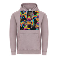 Vintage Zinc pride cupcake seamless pattern Vintage Hoodie - FaDigitalArtStudio
