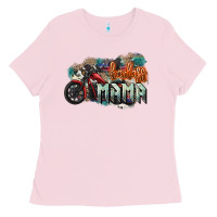 Bubblegum Pink Badass Mama motorcycle Ladies Tee - HowdyJamesFarm