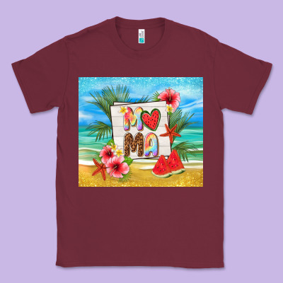 Summer Mama Classic Tee Designed By Tumblerdesignbyshophia