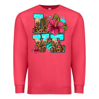 Cardinal love summer with flowers Premium Sweatshirt - AdoDesignShop