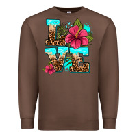 Chestnut love summer with flowers Premium Sweatshirt - AdoDesignShop